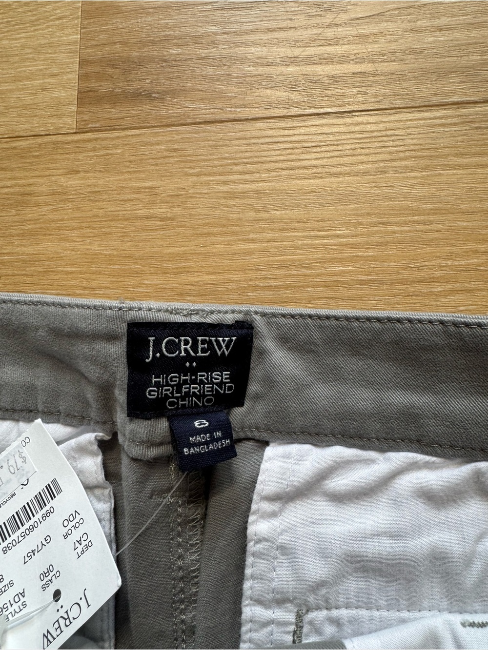 J. Crew High-Rise Women's Pants - Light Gray - Picture 4 of 9
